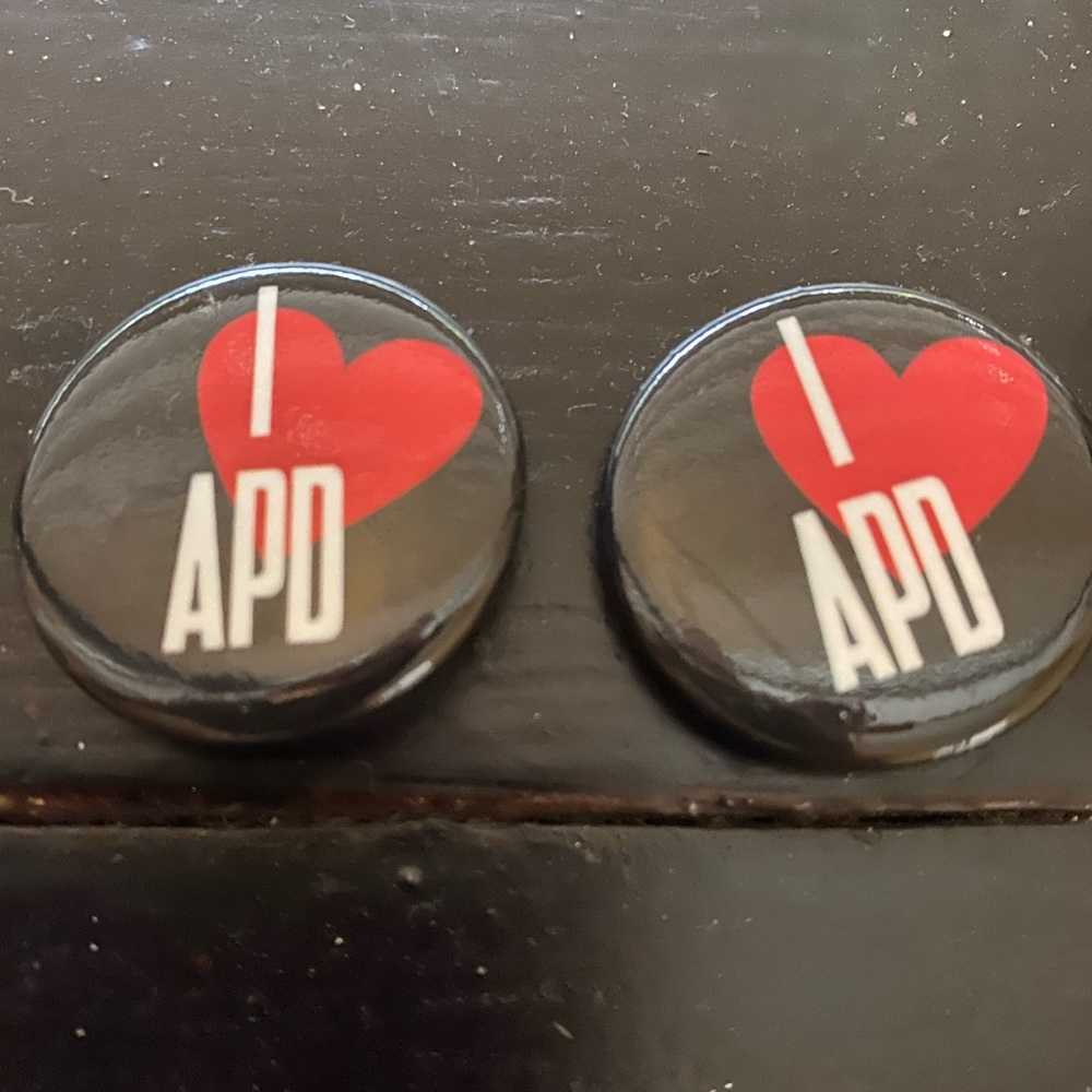 Monogram style button APD